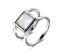 Rose Quartz Silver Rings NSR-2340-RQ